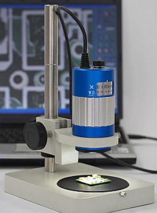 TV microscope photo